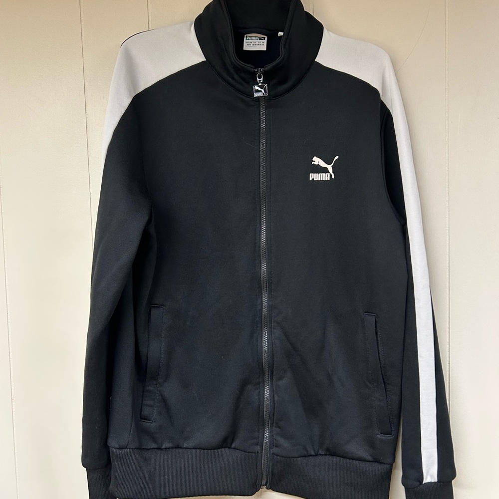 Puma Black and White Track Jacket
